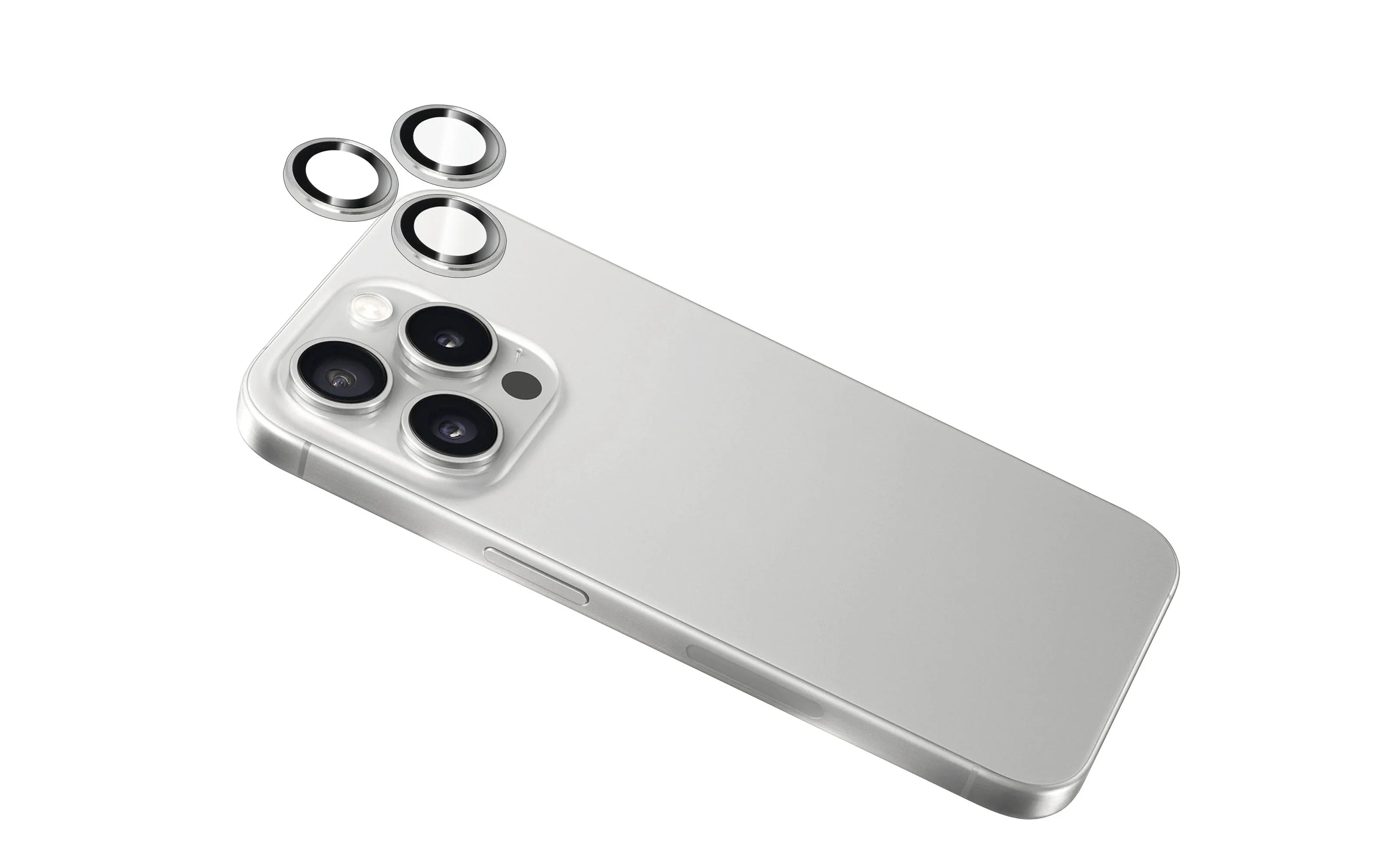 iPhone 16 Pro / 16 Pro Max Torrii Bodyglass Aluminium Camera Ring - Silver - Tashqila iPhone 16 Pro / 16 Pro Max Torrii Bodyglass Aluminium Camera Ring - Silver - Tashqila